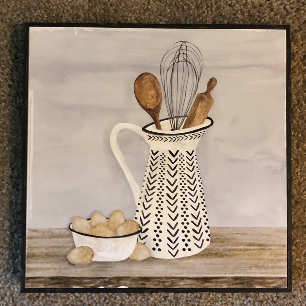 Cute kitchen art piece